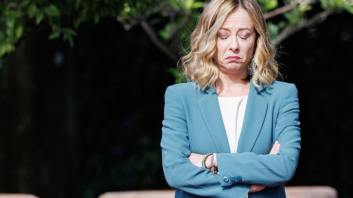 La primera ministra italiana, Giorgia Meloni.