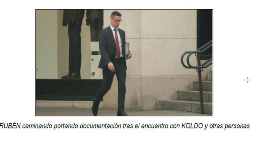 Imagen del sumario del comandante de la Guardia Civil Rubén Villalba.