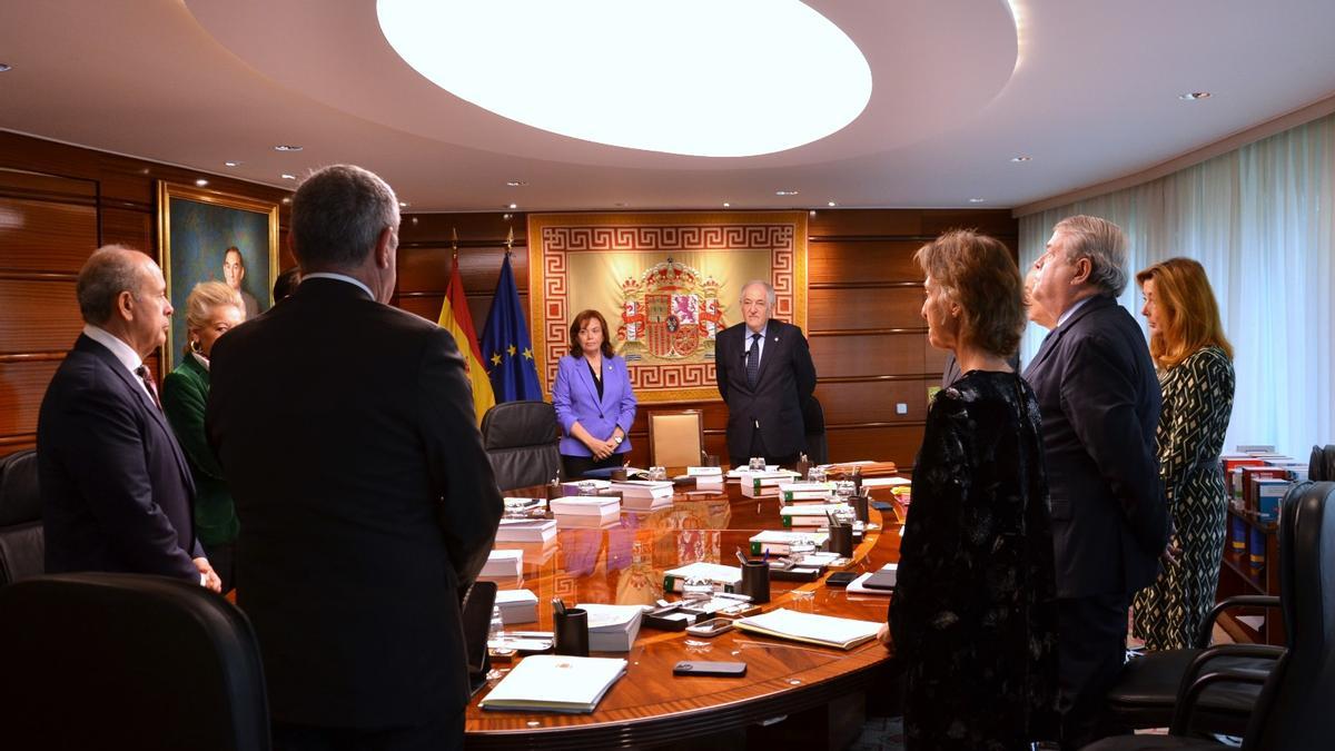 El pleno del TC guarda un minuto de silencio por los afectados de la DANA