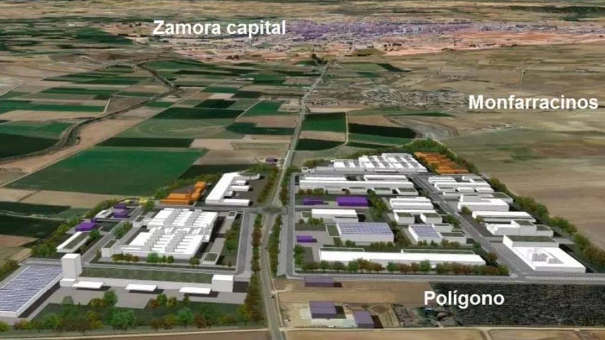 Polígono de Zamora Norte, en el término de Molacillos