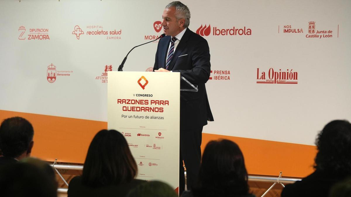 Nicanor Jorgen Sen, durante su intervención.