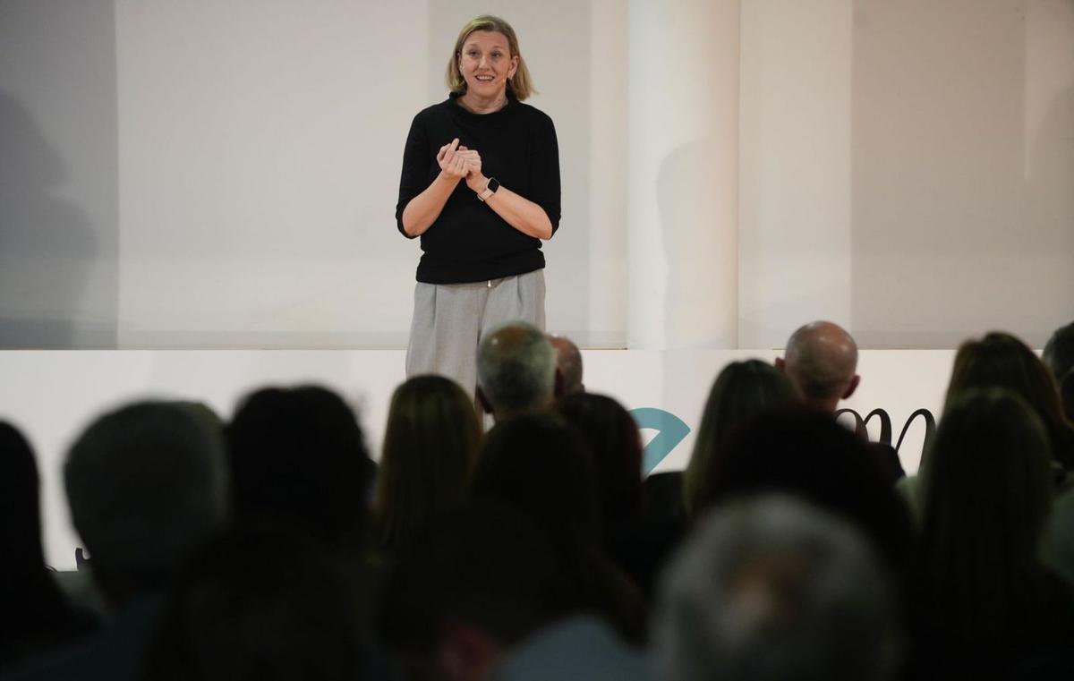 La vice-présidente du Conseil, Isabel Blanco de Zamora, lors de son discours. | José Luis Fernández