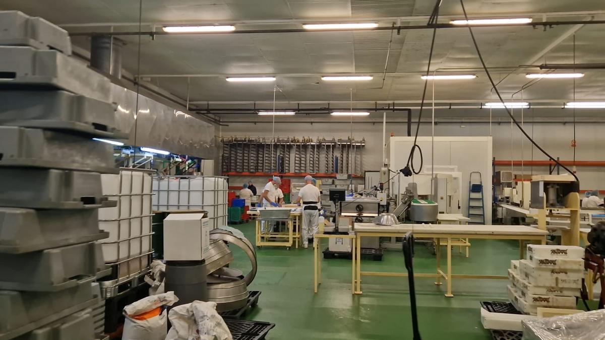 Installations de l'usine de nougat d'Alicante Onza de oro.