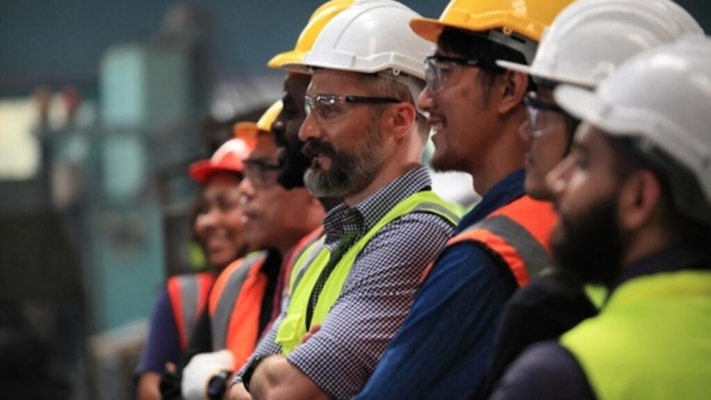 Trabajadores.