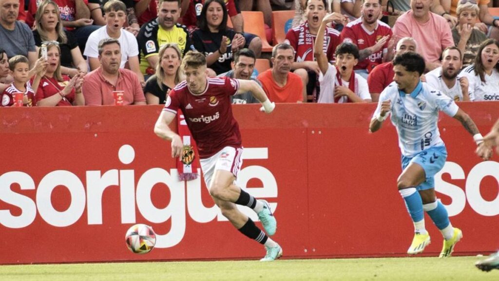Imagen del Nàstic-Màlaga en Tarragona.