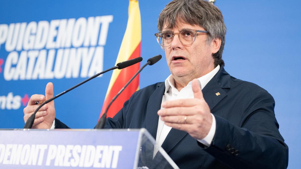 El president de Junts, Carles Puigdemont