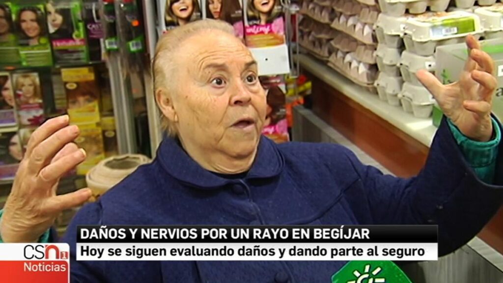 Muere Antonia, protagonista de uno de los vídeos más virales de Canal Sur: "¡Pum, ya está aquí la guerra!"