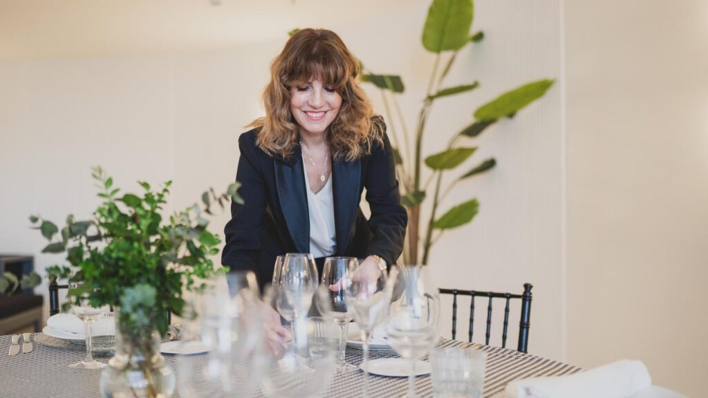 Asun, la directora del catering de las bodas de la