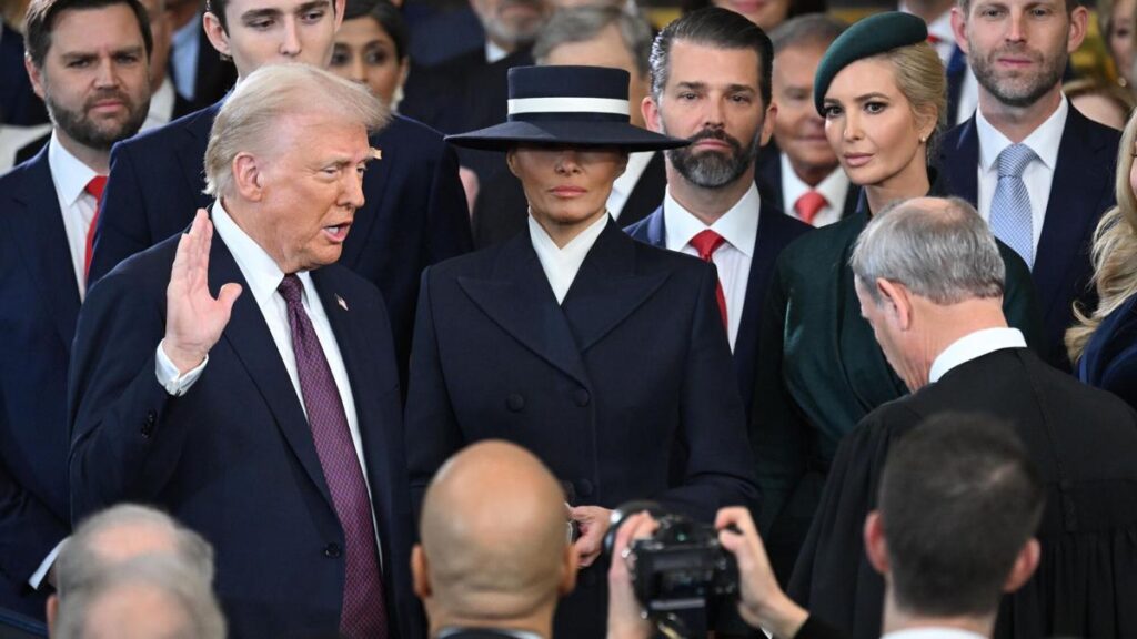 Donald Trump jura el cargo y se convierte en el 47º presidente de los EEUU