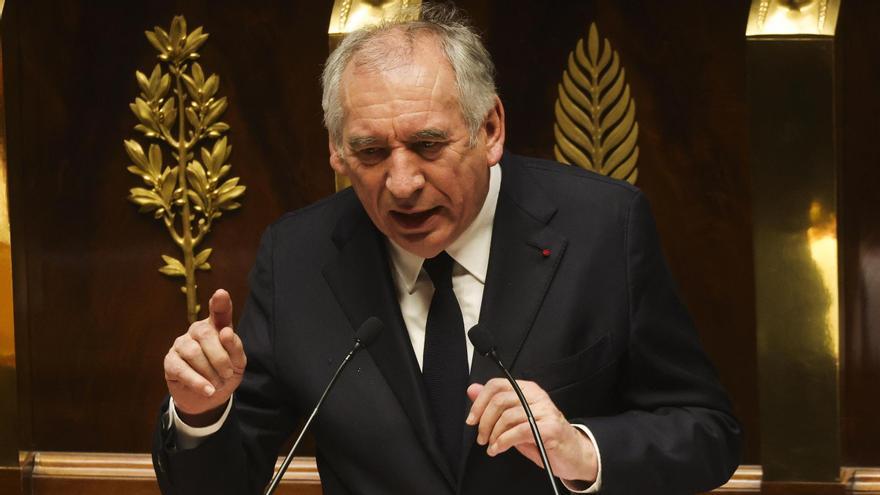 El primer ministro francés, François Bayrou, en la Asamblea Nacional.