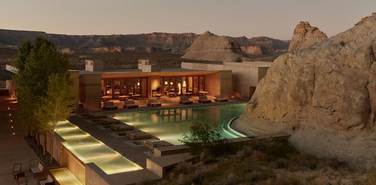L'Amangiri luxueux.