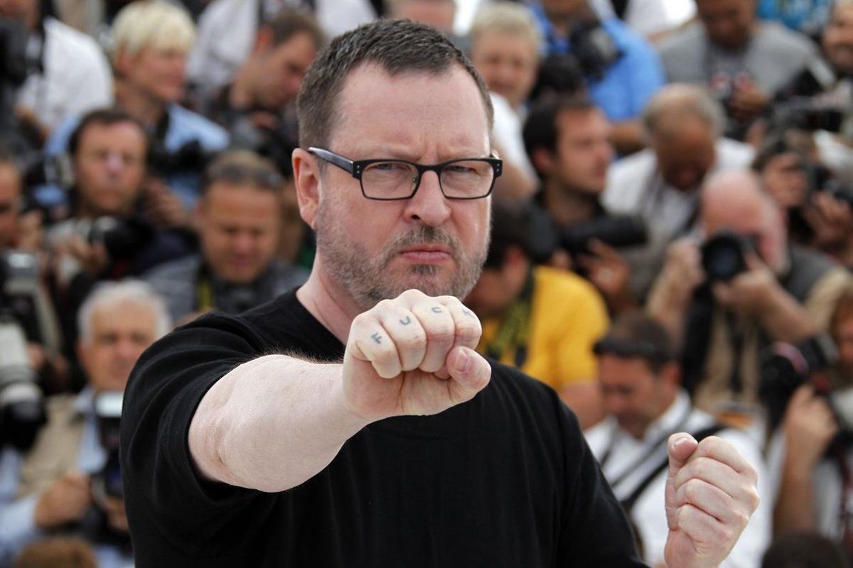 Lars von Trier dans Cannes 2011, où il a joué dans un son controversé.