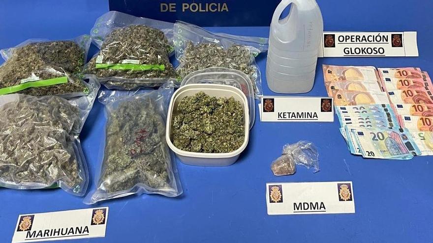 El alijo intervenido en Burgos.