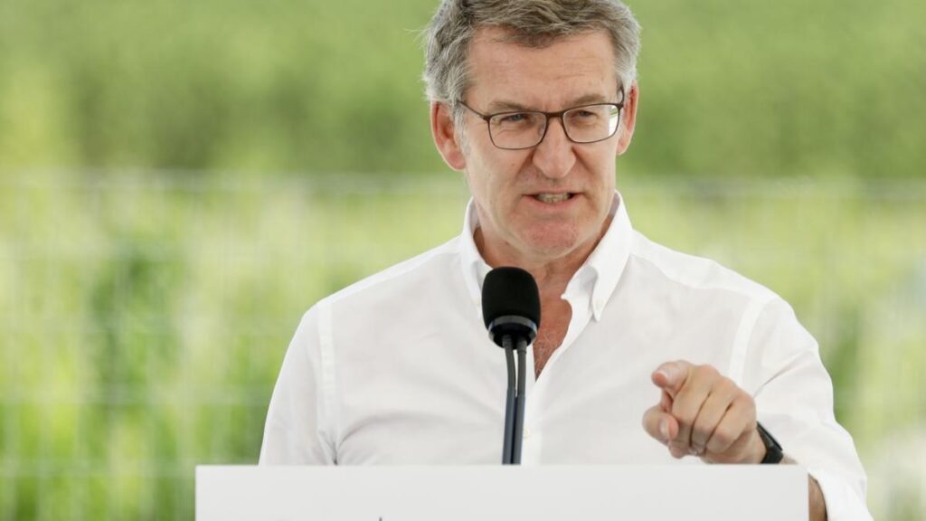 Feijóo à Santiago: "Ce gouvernement est un sinistre total"