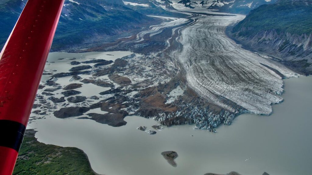 Vista aérea de Alaska, en imagen de archivo.