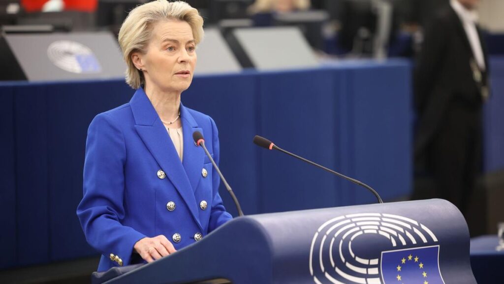 La presidenta de la Comisión Europea, Ursula von der Leyen.