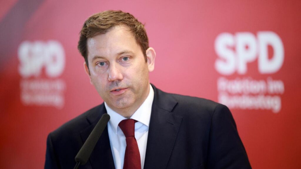 El nuevo líder del grupo del SPD en el Bundestag, Lars Klingbeil.