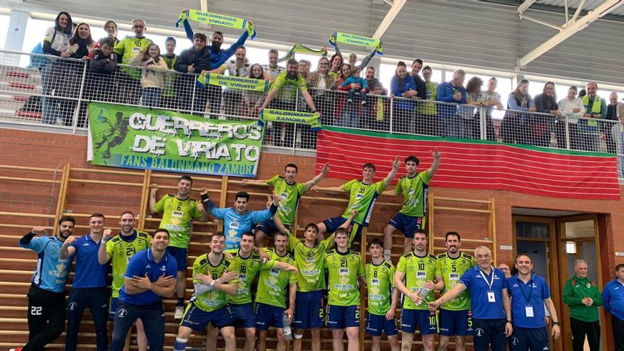 Los "Guerreros de Viriato" celebran su triunfo en Valladolid.