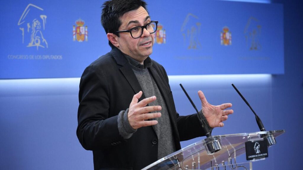 El secretario primero de la Mesa del Congreso, Gerardo Pisarello, en una foto de archivo