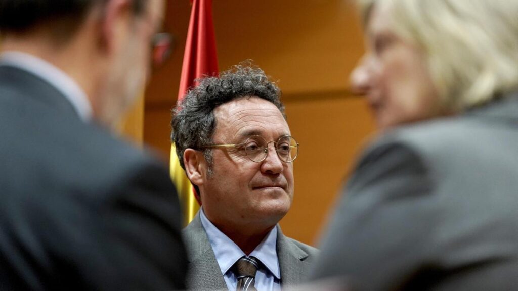 Álvaro García Ortiz, Fiscal General del Estado, durante su comparecencia en el Senado.
