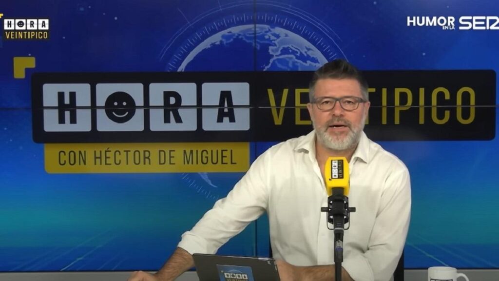 El humorista Héctor de Miguel (Quequé).