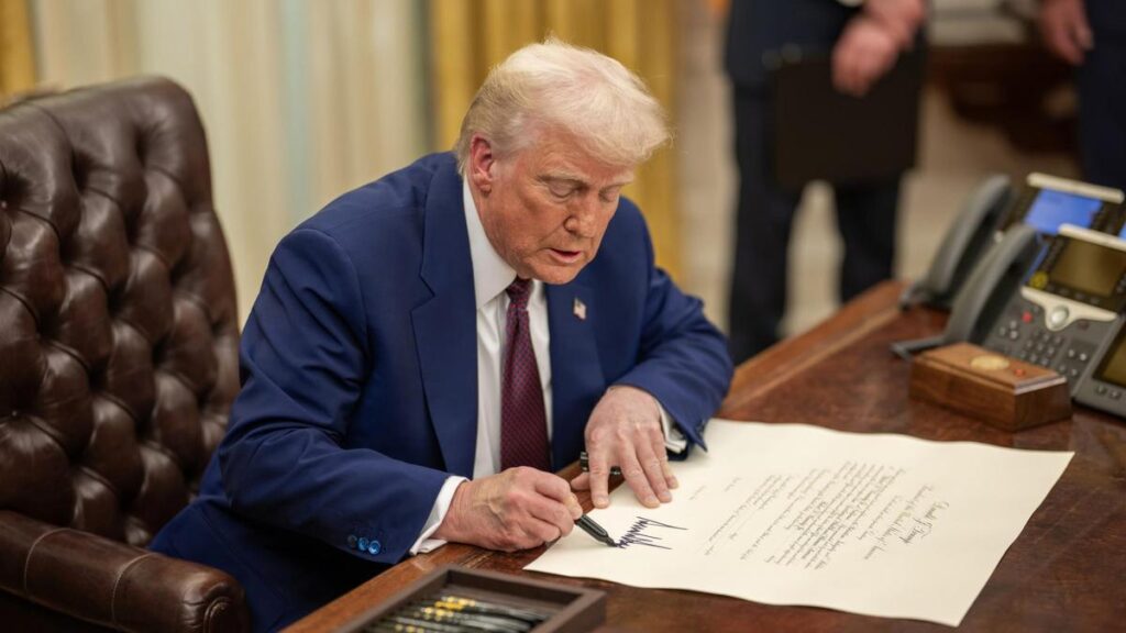 El presidente de Estados Unidos, Donald Trump