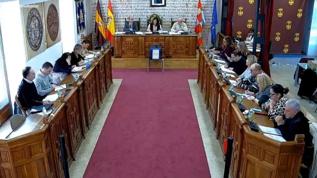 Sesión plenaria celebrada esta mañana.