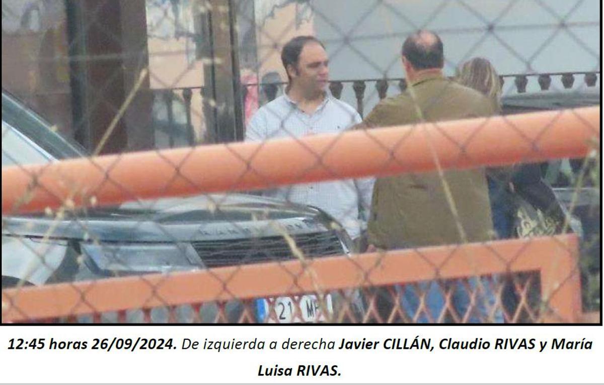 Javier Cillán avec Claudio et María Luisa Rivas