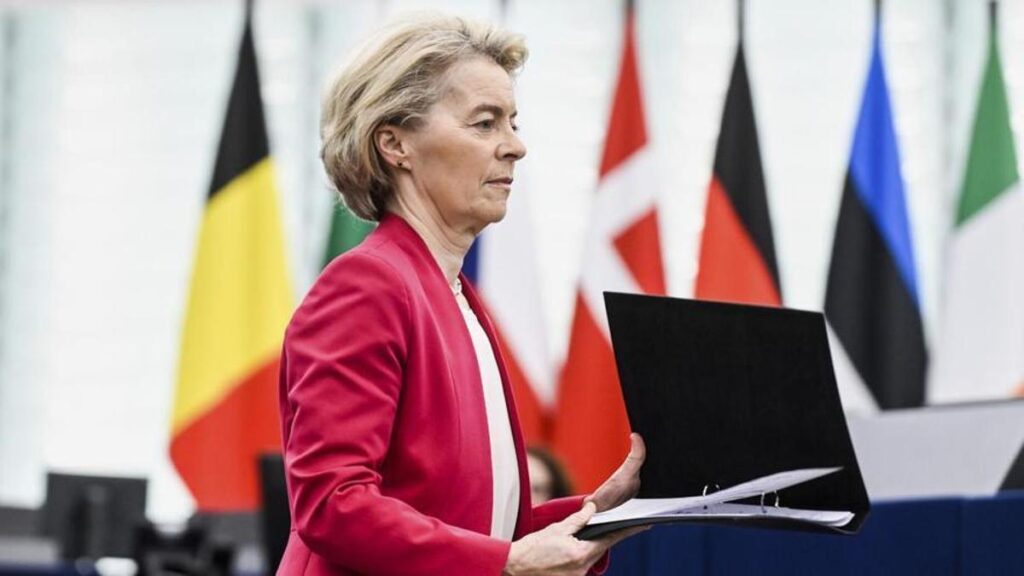 La presidenta de la Comisión Europea, Ursula von der Leyen.