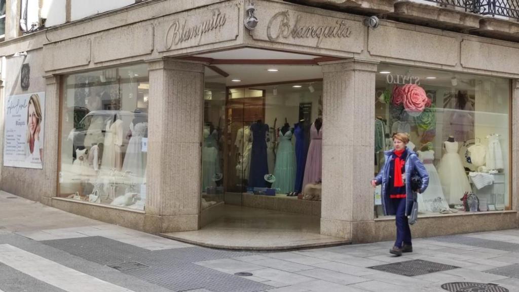 Blanquita Shop Windows, au carrefour des rues Sol et San Andrés, dans une Coruña.