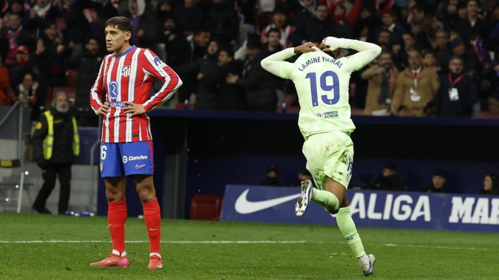 El Barcelona remonta en el Metropolitano.