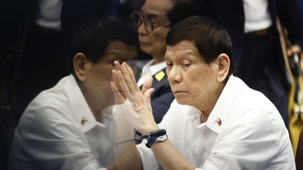 Fotografía de archivo del expresidente de Filipinas Rodrigo Duterte.