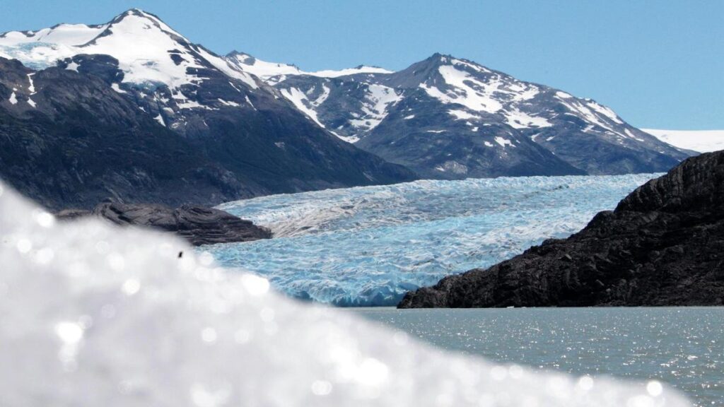 Una imagen del del glaciar Grey, en Chile, en una imagen de archivo.