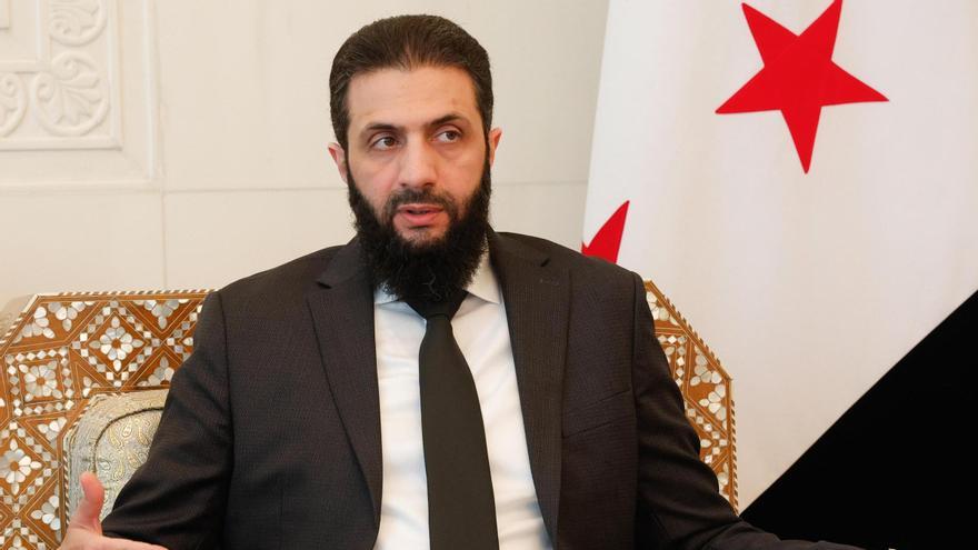El presidente interino de Siria, Ahmed al Sharaa.