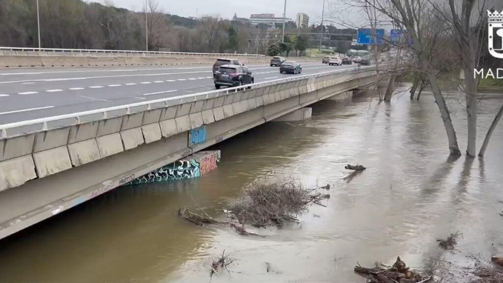 La crecida del río Manzanares.
