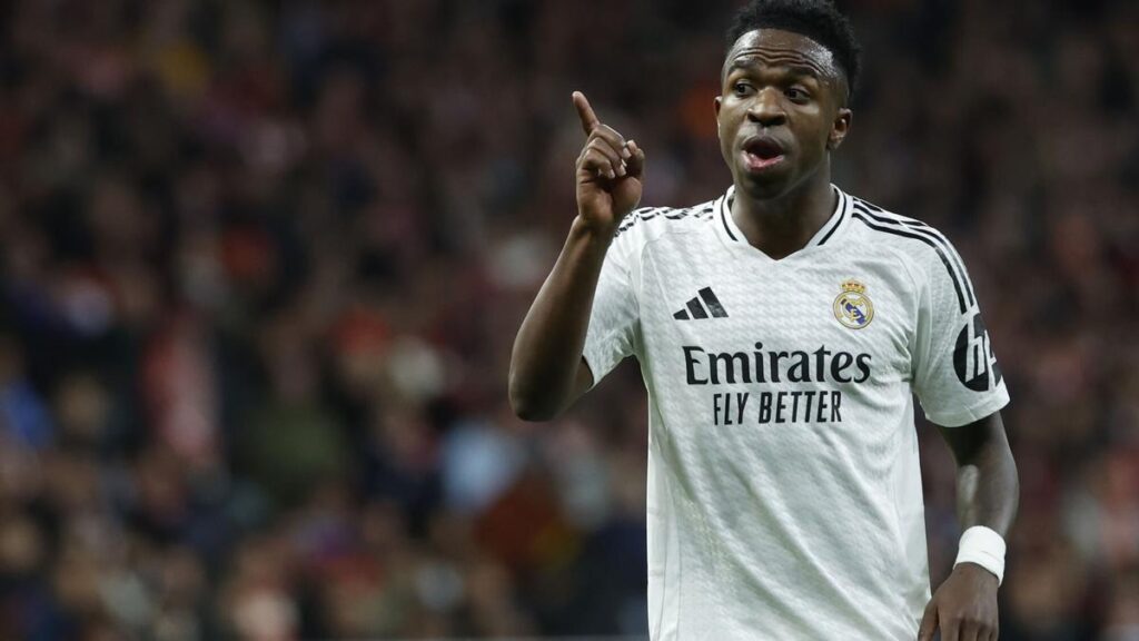 El delantero del Real Madrid Vinicius Junior.