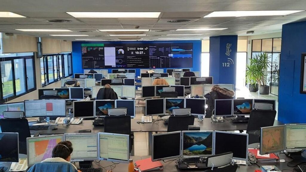Imagen de archivo del servicio de emergencias 112 de la Generalitat.