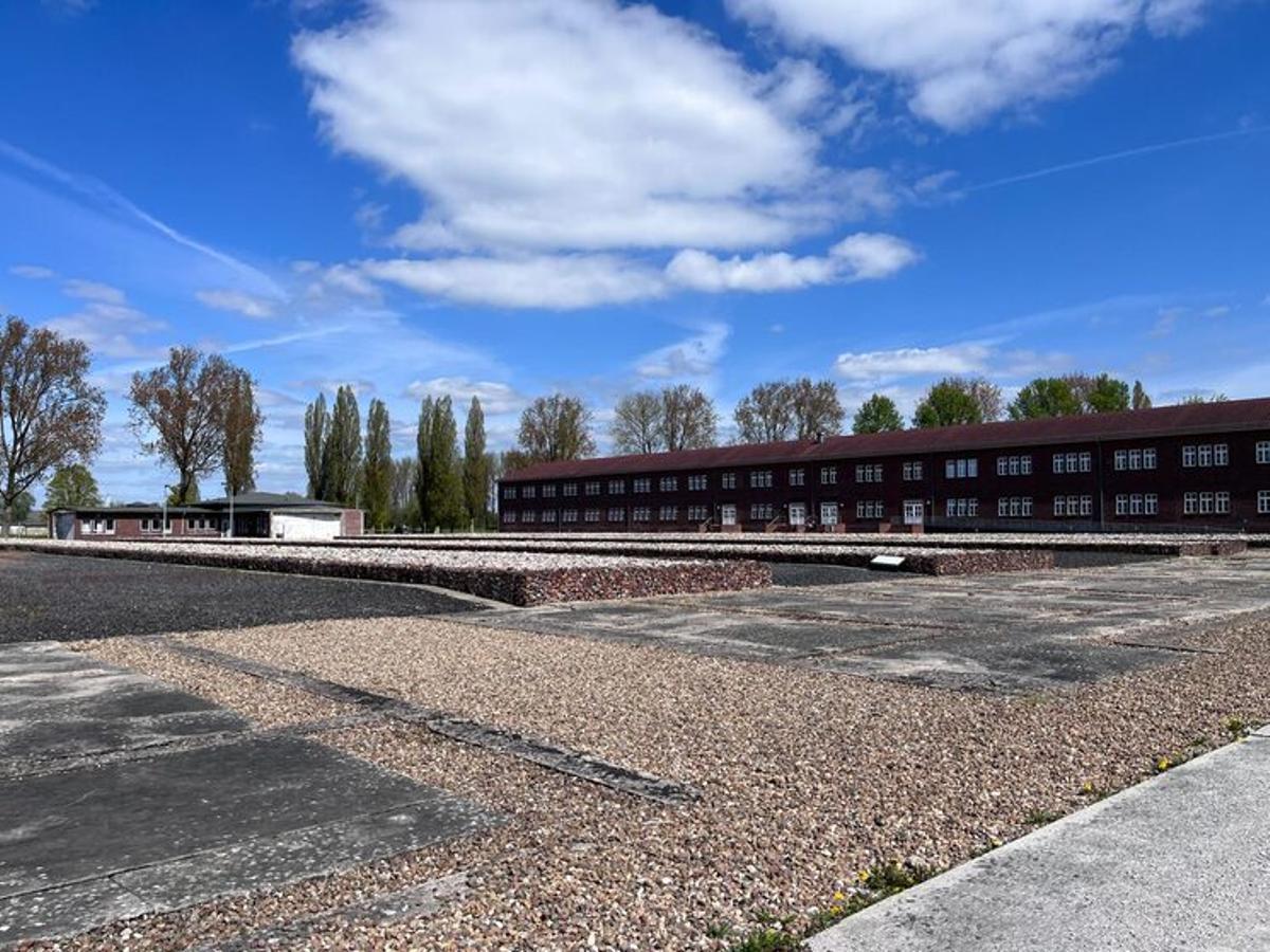 Une vue de l'état actuel du camp de concentration de Neungamme.