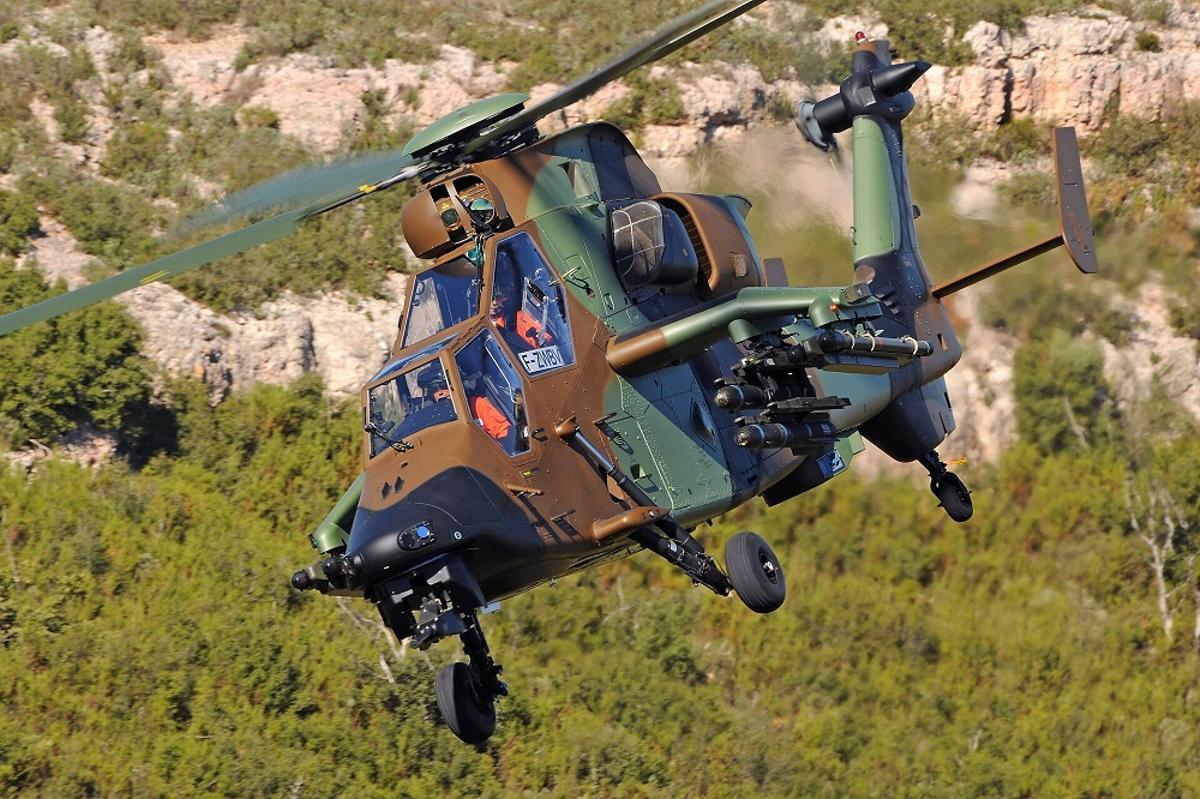 Airbus Tiger Helicopter, pour lequel Aernnova fabrique des composants arrière et des stabilisateurs horizontaux.