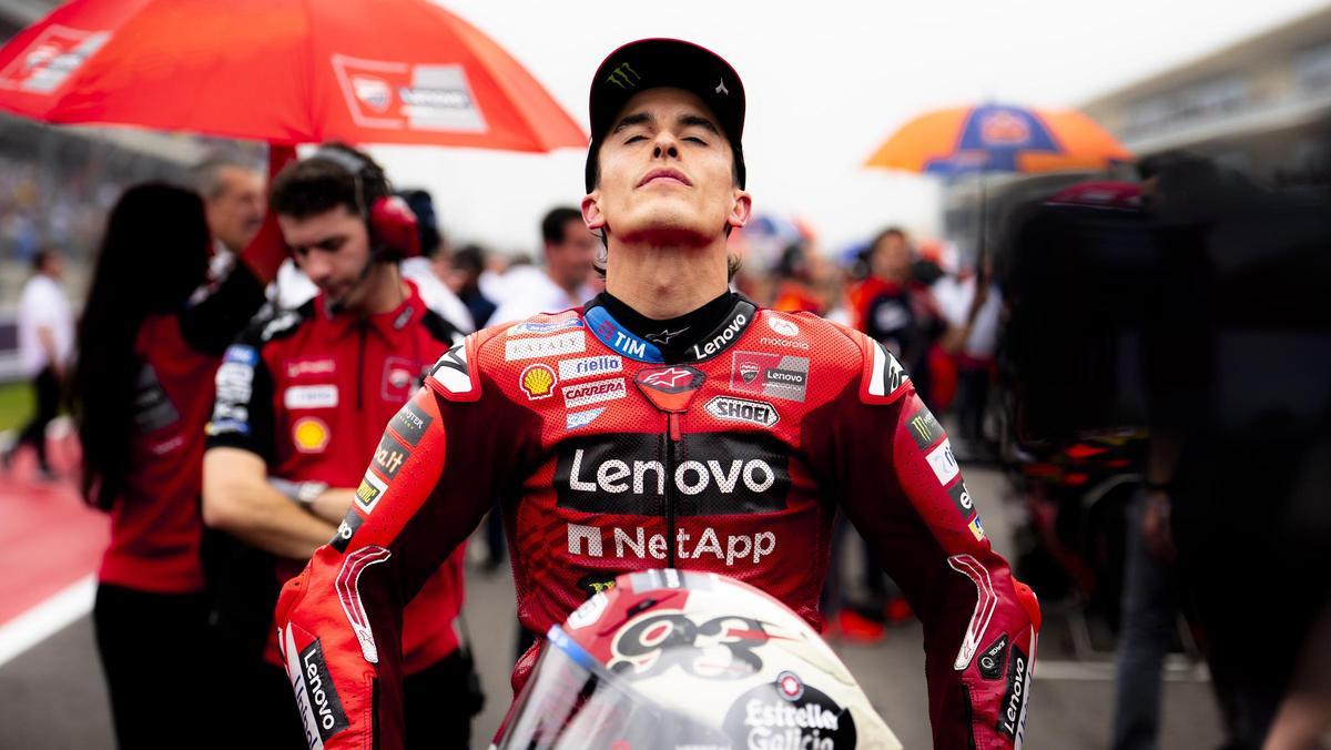 Marc Márquez (Ducati), selon Alex Barros, le grand favori pour remporter la Coupe du monde MotoGP.