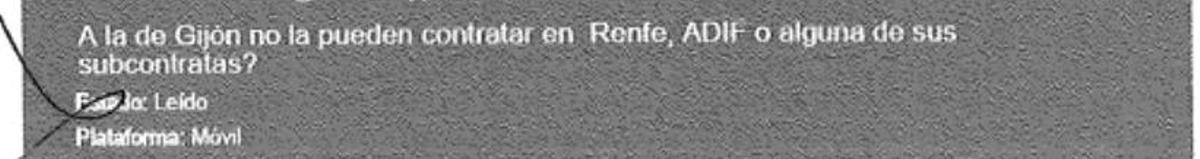 Capture d'écran du rapport UCO