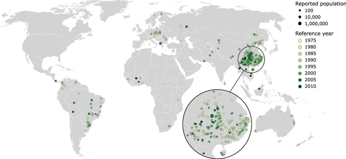 Zones où les écarts ont été observés