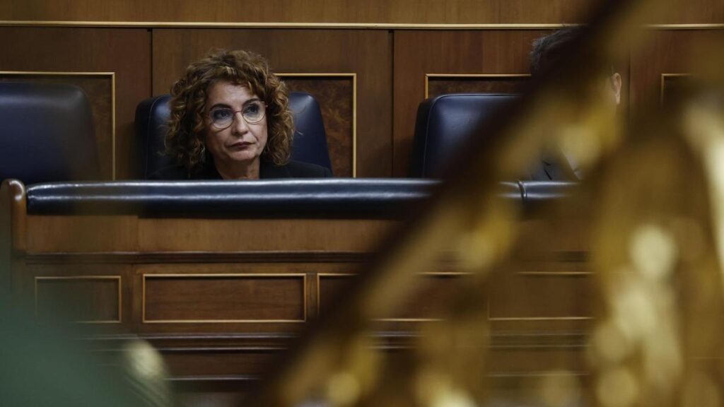 La vicepresidenta primera y ministra de Hacienda, María Jesús Montero.