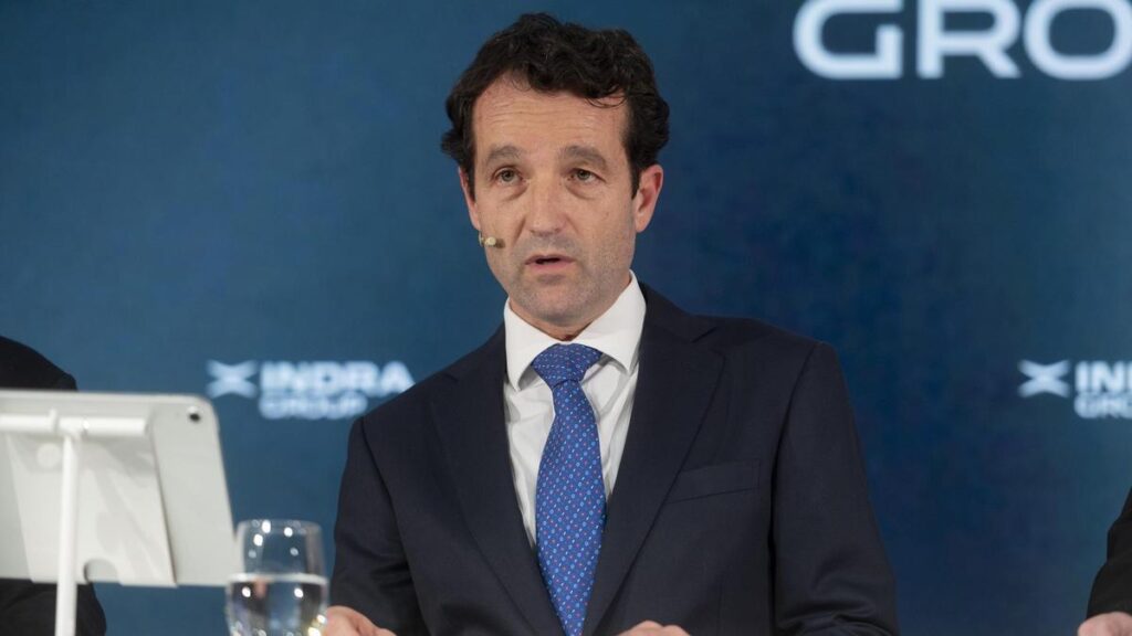 Archivo - El presidente de Indra Group, Ángel Escribano
