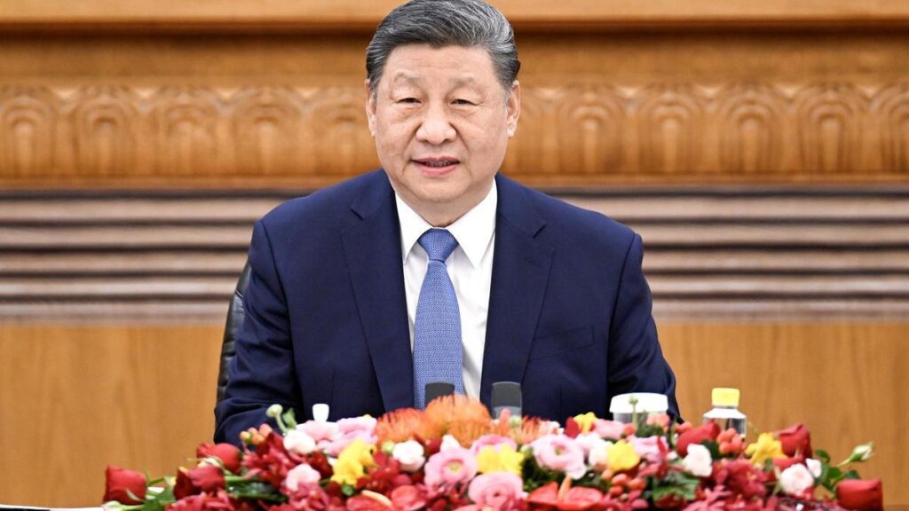 El presidente de China, Xi Jinping, durante una reunión oficial en Pekín (archivo)