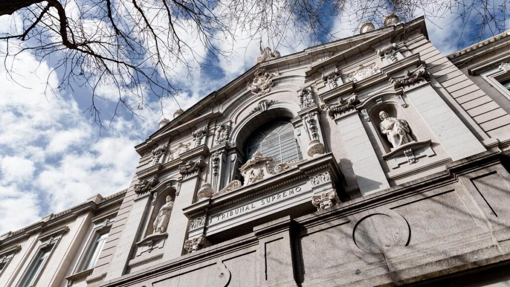 Archivo - Fachada del Tribunal Supremo