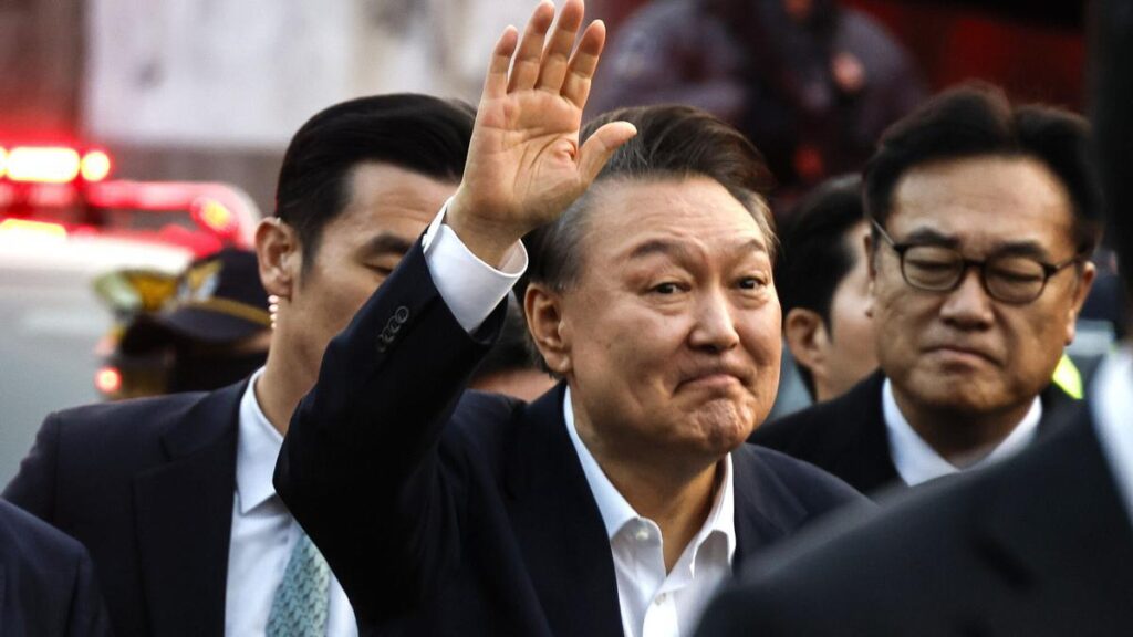 Fotografía de archivo de Yoon Suk-yeol, destituido como presidente de Corea del Sur.