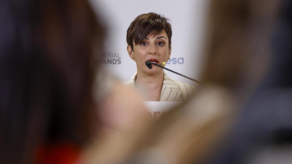 Isabel Rodríguez, ministra de Vivienda y Agenda Urbana