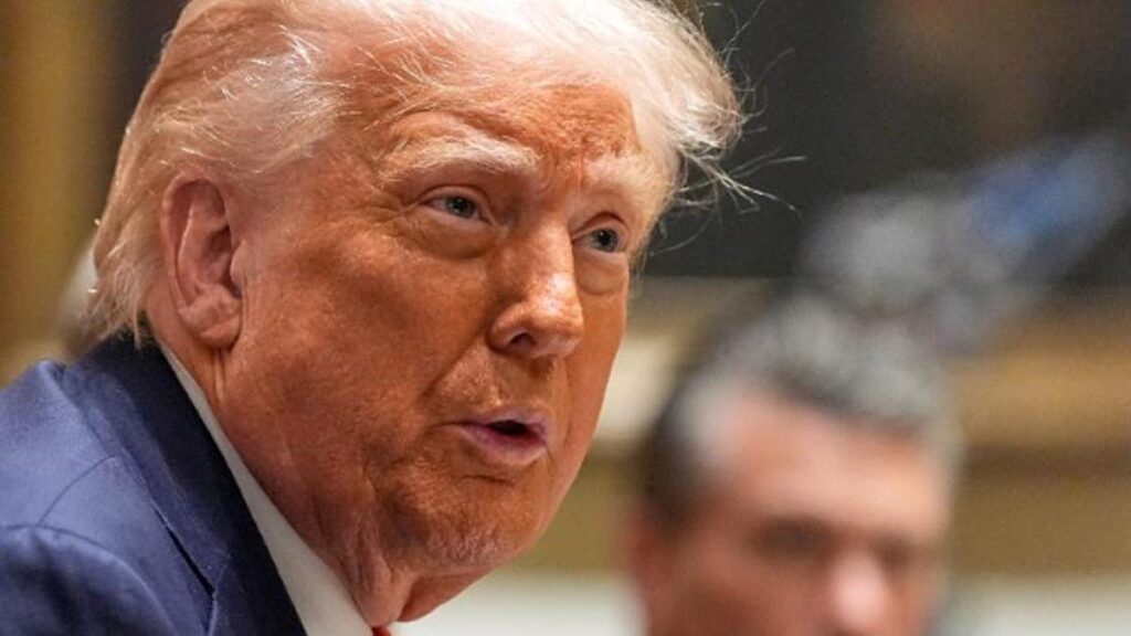 El presidente de EEUU, Donald Trump.