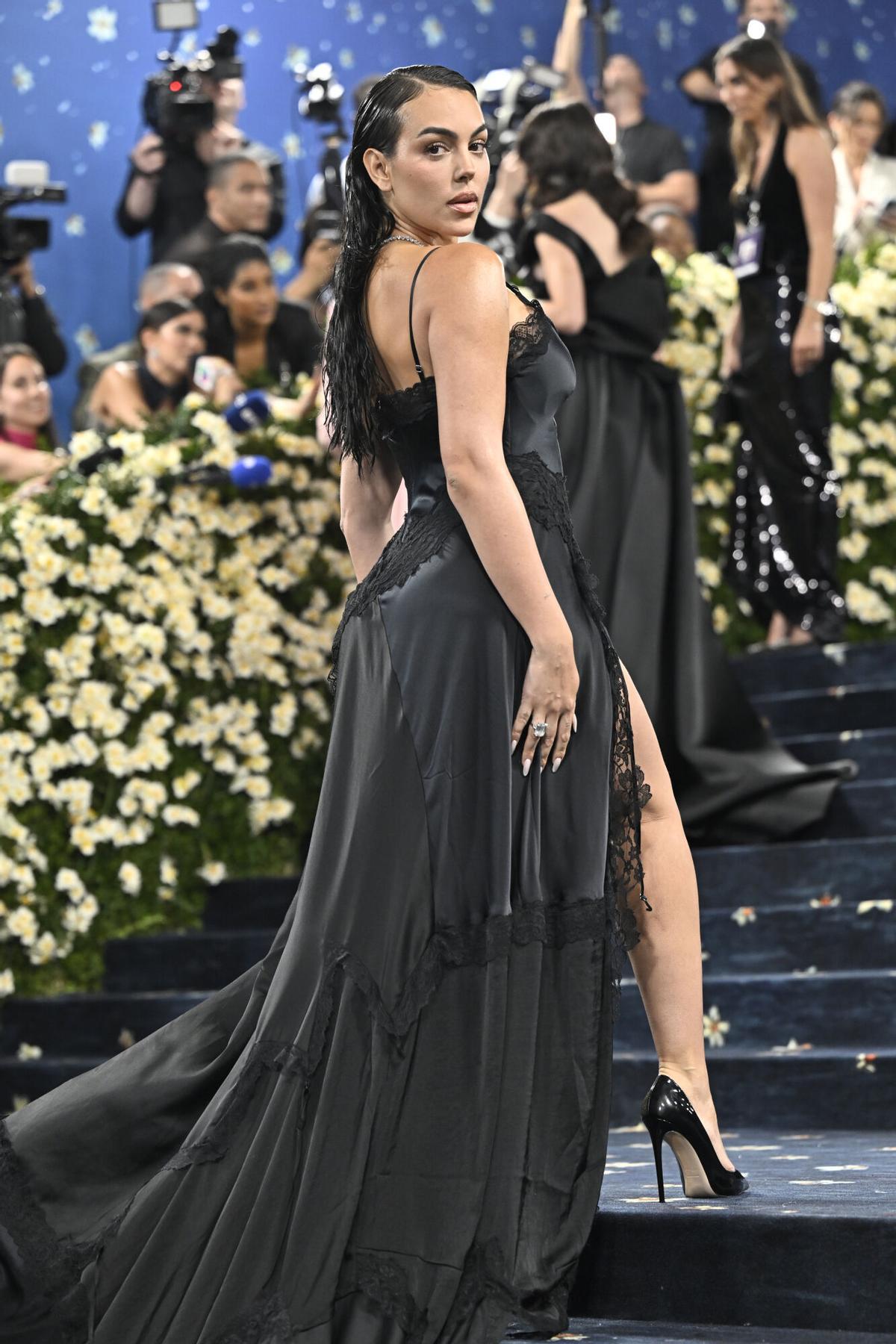 Georgina Rodriguez fréquente le gala de prestations de l'institut des costumes du Metropolitan Museum of Art Costume Célébrant l'ouverture du "Superfine: Capture du style noir" Exposition le lundi 5 mai 2025 à New York. (Photo d'Evan Agostini / Internion / AP). 050525131611, 21334631